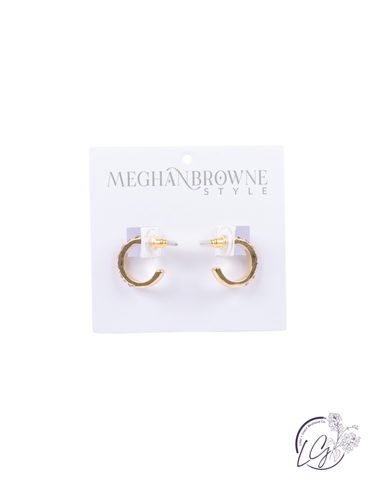 Pink Hoop Earrings