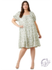 Curvy Stillness in Hue Dress