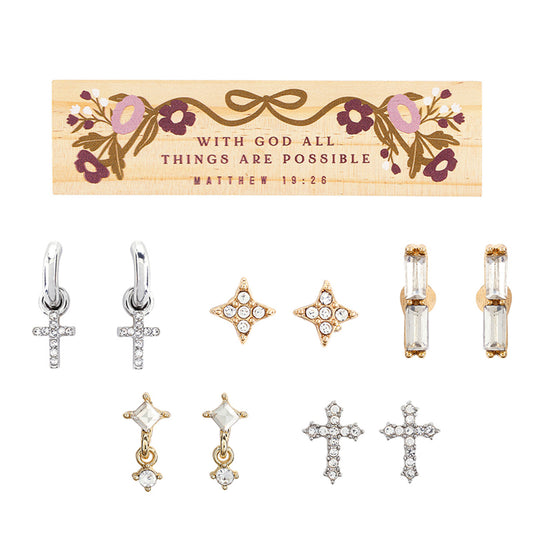 Boxed Earring - Inspirational
