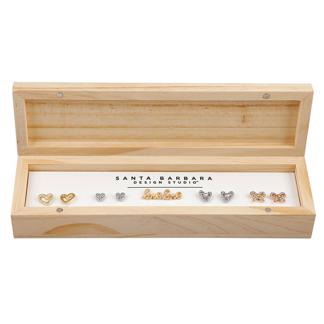 Boxed Earring - Hearts