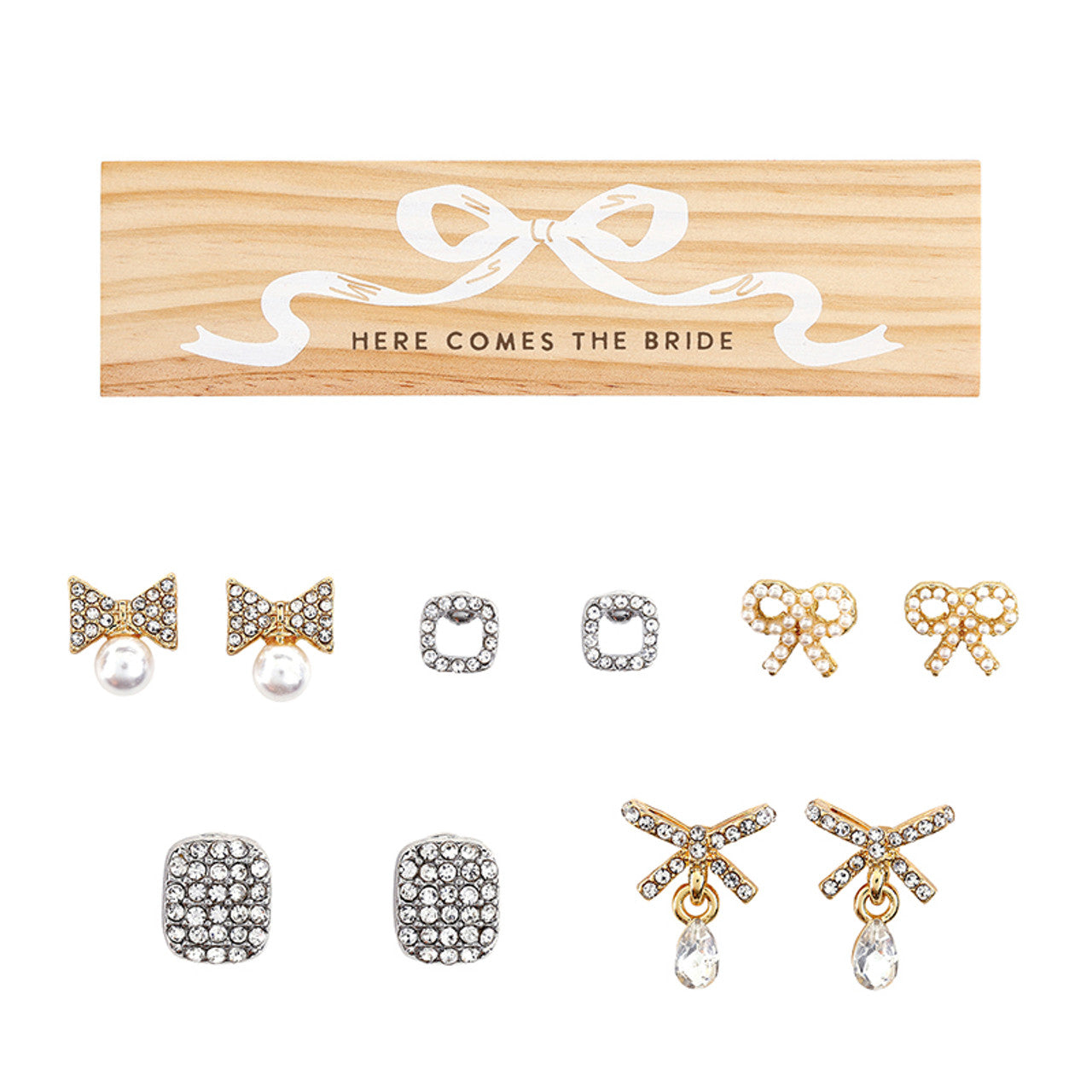 Boxed Earring - Wedding
