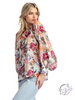 Curvy Faded Gardenlight Blouse Top