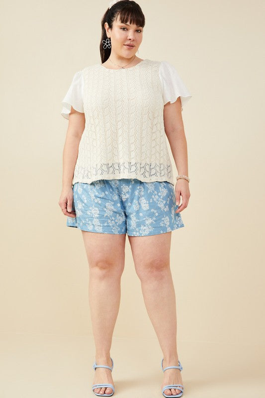 Curvy Twist & Texture Top