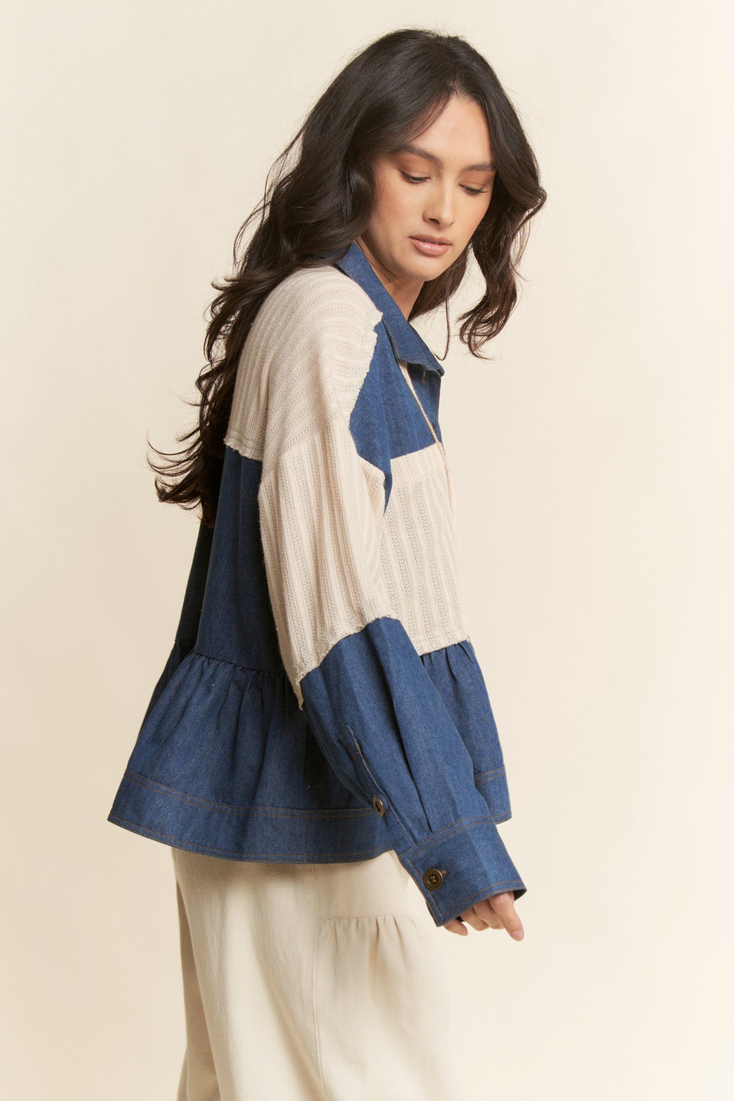 Morning Mist Woven Top