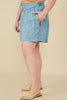 Curvy Tencel Twirl Shorts
