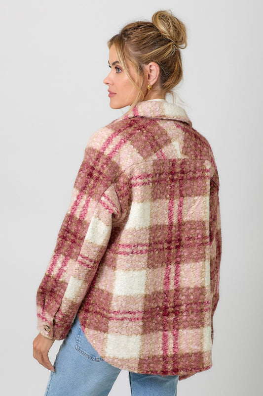 Blush Stone Mark Shacket