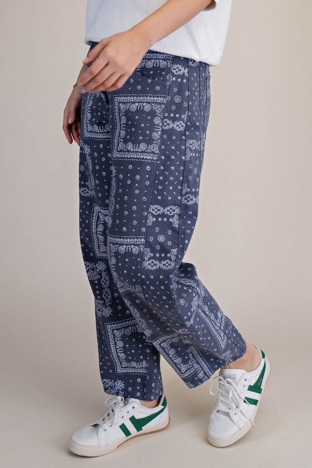 Desert Paisley Barrel Pants