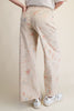 Floral Charm Twill Pants