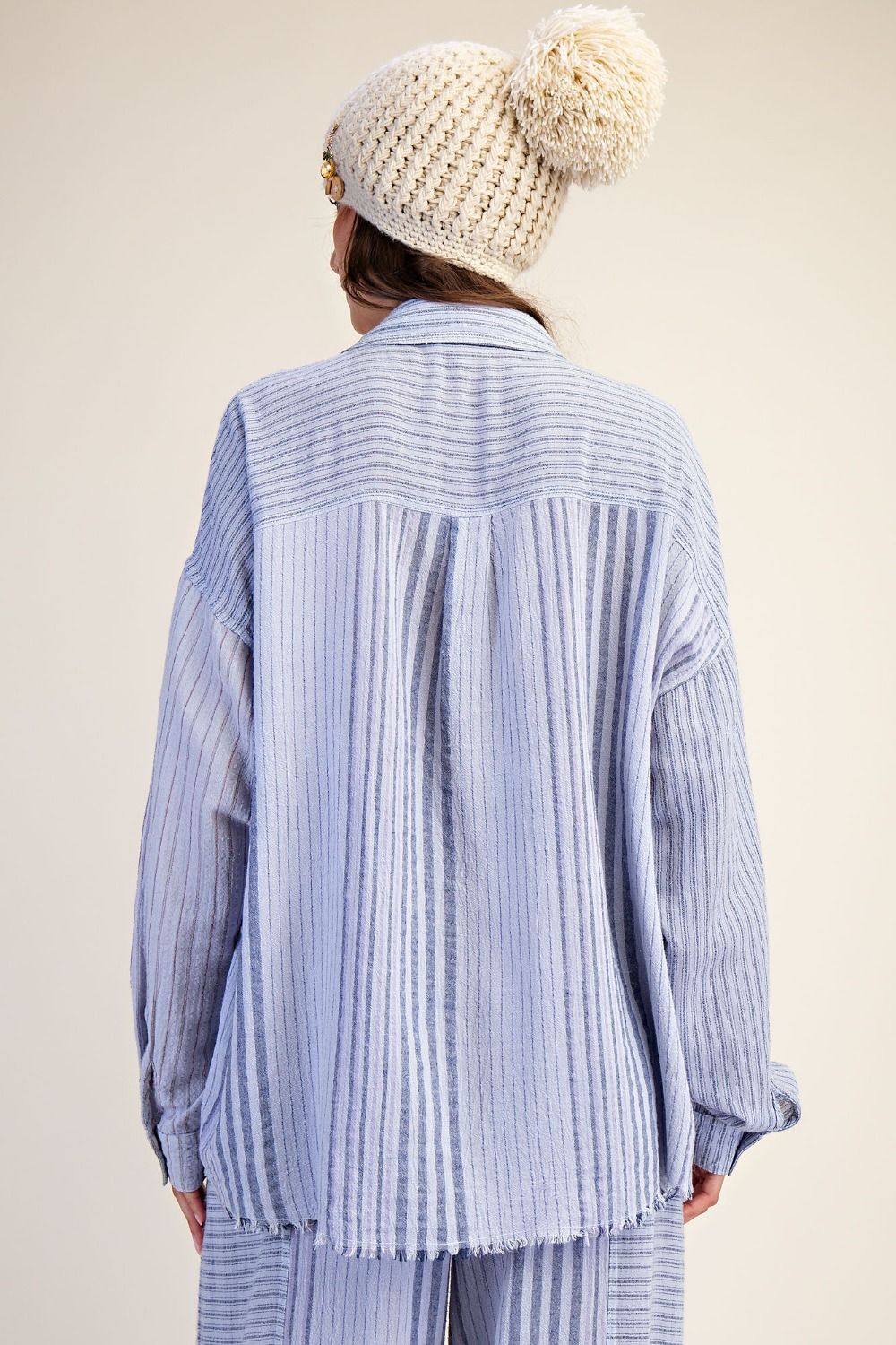 Saltwater Stripe Button Up