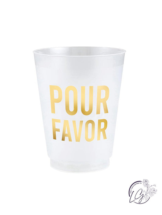 Gold Foil Frost Cup - Pour Favor