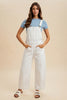 Everly Barrel Leg Overalls