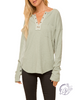 (SALE)Can I Call You Ribbed Long Sleeve