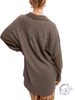 Differ Knit Oversized shirt