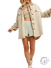 (Sale) Pieces of Me Vintage Oversized Shacket