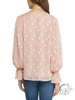 Curvy Flying Above Chiffon Blouse