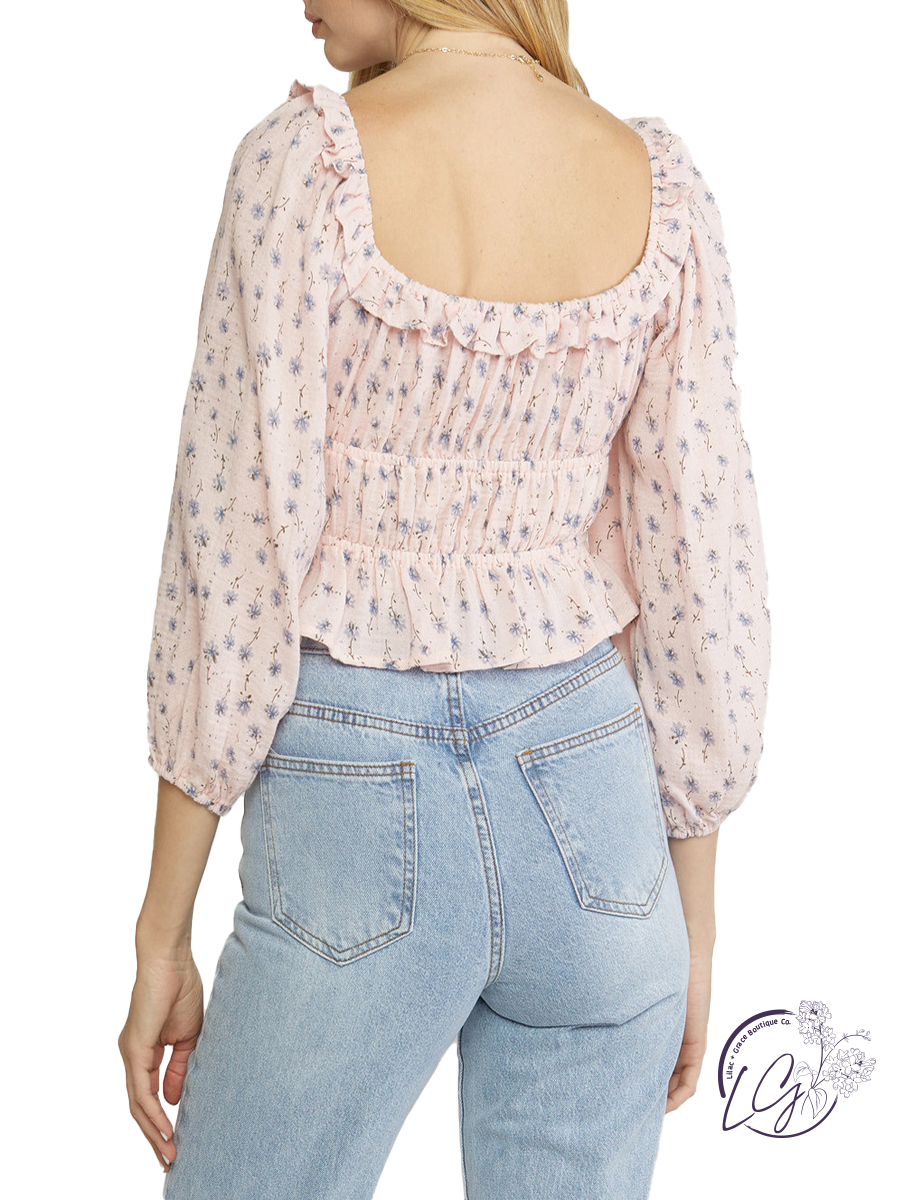 The Future is Ours Floral Blouse