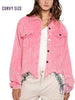 Curvy Just Being Me Corduroy Jacket