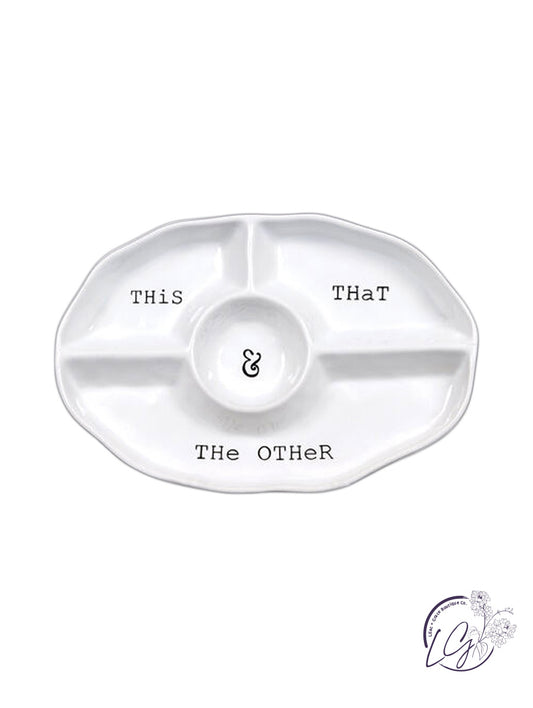 Four Sectioned Dish